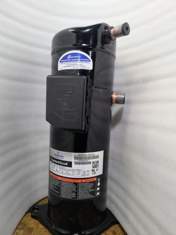 commercial cooling applications, the Emerson Copeland Scroll Compressor ZP122KCE-TFD-522